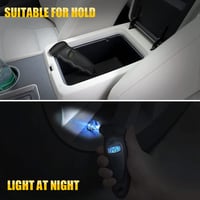 URAQT 12V autós kompresszor LCD kijelzővel és LED lámpával 150 PSI 6