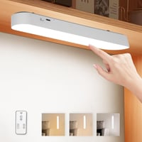 URAQT 26 cm LED szekrénylámpa, 3 módú dimmelhető távirányítós, USB töltős mágneses szalagfény 1