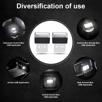URAQT 5db Mini USB Lámpa Autó Laptop Hangulatvilágítás Légkör Fény 5