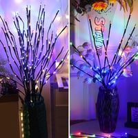 URAQT 73 cm LED ágdekoráció, 3 db világító ág vázához, elemek nélkül - Colour 7