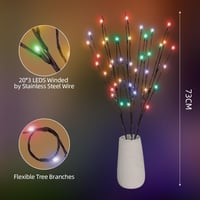 URAQT 73 cm LED ágdekoráció, 3 db világító ág vázához, elemek nélkül - Colour 2