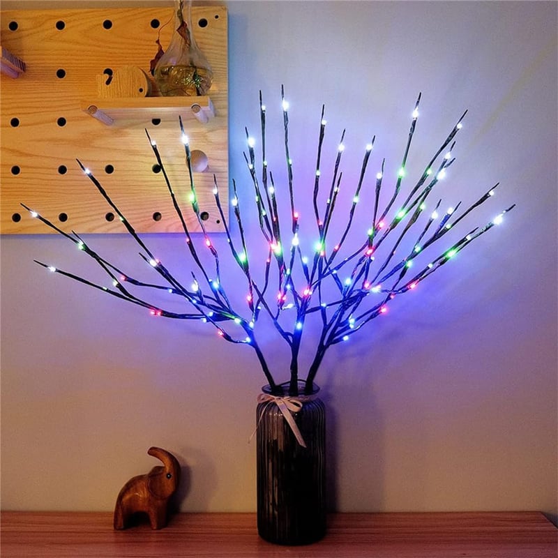 URAQT 73 cm LED ágdekoráció, 3 db világító ág vázához, elemek nélkül - Colour