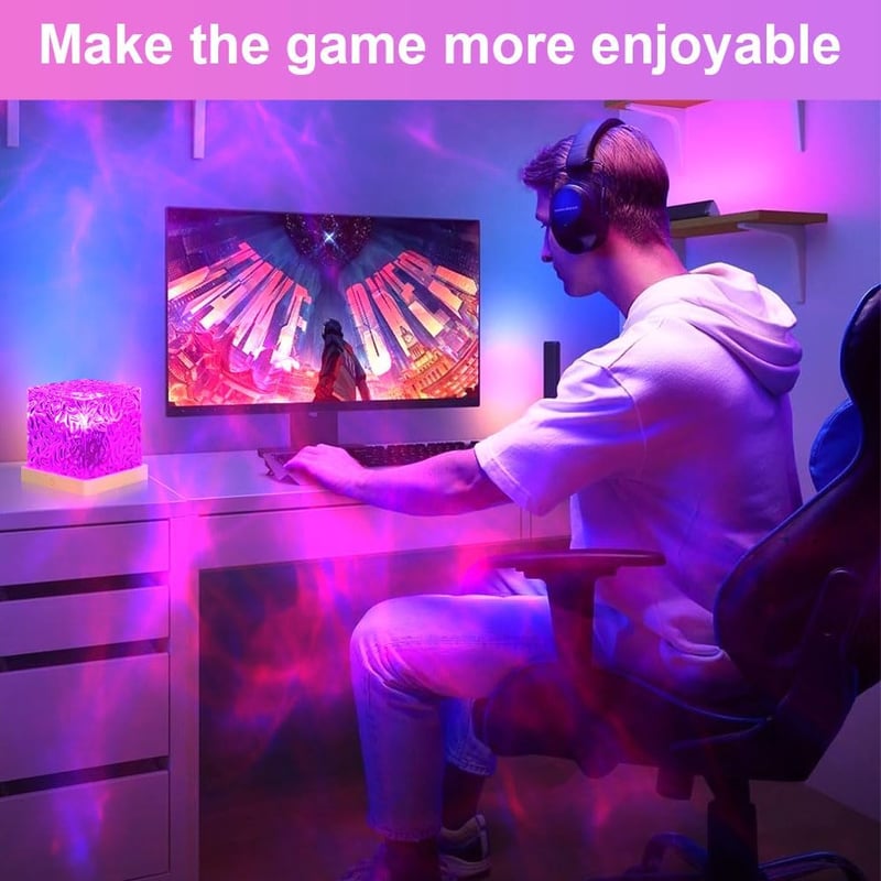 URAQT Csillagos Égbolt Projektor 30 Világítási Mód 16 Szín LED Éjszakai Fény Távirányító - 16colours