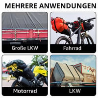 URAQT Corzi Elastice cu Cârlige, 4 bucăți Corzi de Tensionare cu Carabiniere din Oțel, Corzi Elastice de 60 cm pentru Fixarea Bagajelor, Prestatelor și pentru Camping 7