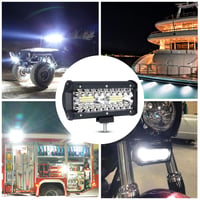 URAQT LED pracovné svetlo offroad 2x120 W - 7 palcové - 2 ks 7