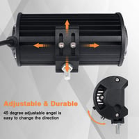 URAQT LED pracovné svetlo offroad 2x120 W - 7 palcové - 2 ks 5
