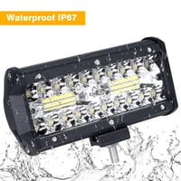 URAQT LED pracovné svetlo offroad 2x120 W - 7 palcové - 2 ks 6