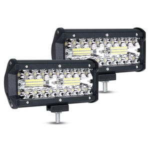 URAQT LED pracovné svetlo offroad 2x120 W - 7 palcové - 2 ks