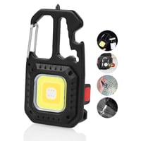 URAQT mini LED COB svjetiljka s privjeskom za ključeve, punjiva, 7 načina rada, 1000 lumena 2