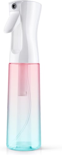 URAQT Permetező Palack 300ml - Finom Ködös Spray Növényekhez Háziállatokhoz Takarításhoz - Rózsaszín Zöld Színátmenet 1