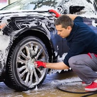 URAQT Prémium Mikroszálas Felni Tisztító Kefe - 40 cm Hosszú Ergonomikus Nyéllel, Karcmentes Tisztítás Mély Felnikhez, Autó és Motor Ápolásh - Black 7