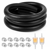URAQT üzemanyagcső-készlet 6 mm, 2 m - 10 db bilinccsel és 2 db szűrővel 2