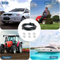 URAQT Üzemanyagcső Készlet 8mm - 1 Méteres Benzin, Olaj, Dízel Tömlő 6db Bilinccsel - Autó, Motor, Robogó Alkatrész 7