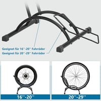 Urban Deco Fekete álló kerékpártámasz padlóra kerékpárállvány MTB és országúti bringához 3