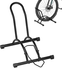 Urban Deco Fekete álló kerékpártámasz padlóra kerékpárállvány MTB és országúti bringához 1