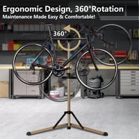 Urban Deco Kerékpár Szerelőállvány - 50 kg Teherbírású Fém Állvány, 160 cm-ig Állítható Magasság, 360° Forgatható Tartó, Szerszámtálcával, A 5