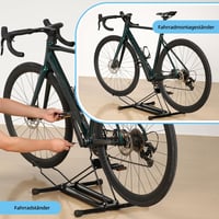 Suport pliabil pentru bicicletă Urban Deco, reglabil pe înălțime, până la 80mm, negru 3