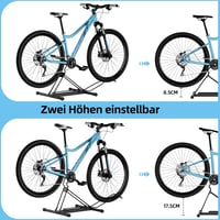 Suport pliabil pentru bicicletă Urban Deco, reglabil pe înălțime, până la 80mm, negru 5