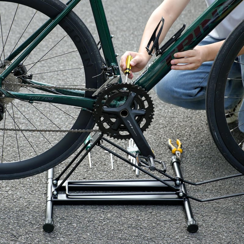 Suport pliabil pentru bicicletă Urban Deco, reglabil pe înălțime, până la 80mm, negru