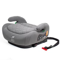 Urban Kanga szürke bélelt ülésmagasító autóba 125-150 cm i-Size R129 ISOFIX vállheveder-vezetővel 1
