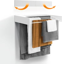 Urban Nouk Falra Szerelhető Összecsukható Ruhaszárító 100cm Fehér 1
