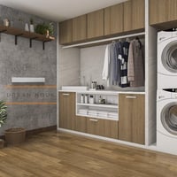 Urban Nouk Falra Szerelhető Összecsukható Ruhaszárító 100cm Fehér 3