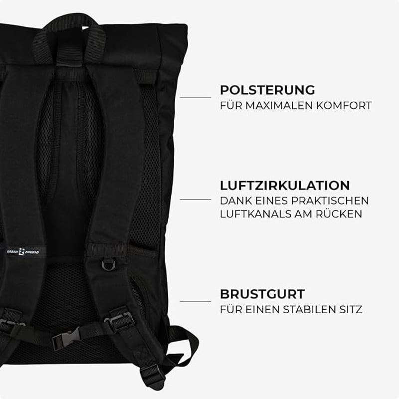 Urban ZWEIRAD Roll-Top 35L vízálló hátizsák krém - uniszex