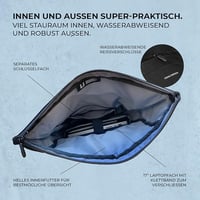 Urban ZWEIRAD Roll-Top 35L vízálló hátizsák krém - uniszex 3