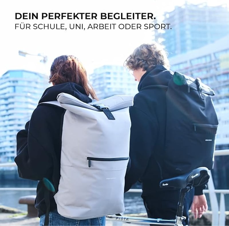 Urban ZWEIRAD Roll-Top 35L vízálló hátizsák krém - uniszex