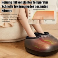URCheers Elektromos Lábmasszírozó Készülék Hőfunkcióval - Vibrációs és Gyúró Masszázs Talpi Fájdalmakra, Plantáris Fasciitisre és Neuropátiá 2