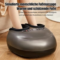 URCheers Elektromos Lábmasszírozó Készülék Hőfunkcióval - Vibrációs és Gyúró Masszázs Talpi Fájdalmakra, Plantáris Fasciitisre és Neuropátiá 8