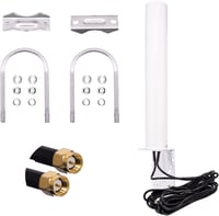 urcianow 4G LTE Antenna SMA Csatlakozó Kültéri Omnidirekcionális 698-2690 MHz Hosszú Hatótáv Mobil Router Hotspot Erősítő 5M Kábel 1