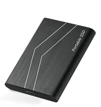 URLIATGA 2TB Külső Merevlemez, USB 3.1, Hordozható Vízálló és Ütésálló HDD PC, Mac, TV, Laptop Kompatibilis, Fekete 1