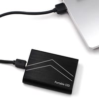 URLIATGA 2TB Külső Merevlemez, USB 3.1, Hordozható Vízálló és Ütésálló HDD PC, Mac, TV, Laptop Kompatibilis, Fekete 3