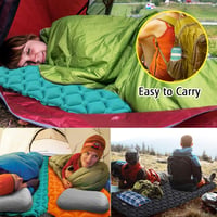 URPRO Camping Felfújható Matrac Ultralight Ergonomikus Hátizsákos Túrázáshoz Narancssárga 6