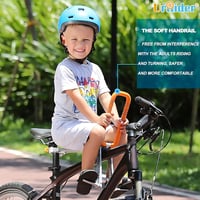 UrRider Összecsukható Gyerek Biciklisülés Elöl, Könnyű Hordható, Gyorsrögzítés, 2-6 Éves 8