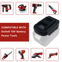 Adaptér na batériu URUN z Makita 18V Li-ion na Einhell 18V Li-ion – Kompatibilný s 18V akumulátorovým náradím Einhell 5