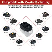 Adaptér na batériu URUN z Makita 18V Li-ion na Einhell 18V Li-ion – Kompatibilný s 18V akumulátorovým náradím Einhell 2