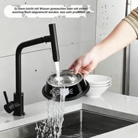 Set de 2 boluri din oțel inoxidabil Uryxery pentru pisici și câini de talie mică, boluri de hrănire antiderapante cu margine de cauciuc detașabilă, gri și negru 4