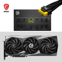 Napájací zdroj MSI MAG A750GL 750W 80 Plus Gold plne modulárny, podpora ATX 3.0 a PCIe 5.0, 120 mm FDB ventilátor, čierne ploché káble 4