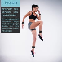 USINGFIT súlyzott csuklósúly és bokasúly szett edzéshez 0,5-2 kg - 3 kg x 2 5