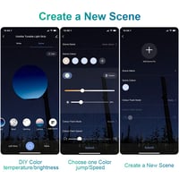 Ustellar 6 m WiFi inteligentný LED pás, biely, 3000-6000K, stmievateľný, kompatibilný s Alexa a Google Assistant, 672 LED, 2835, 24V, ovládanie cez aplikáciu 3