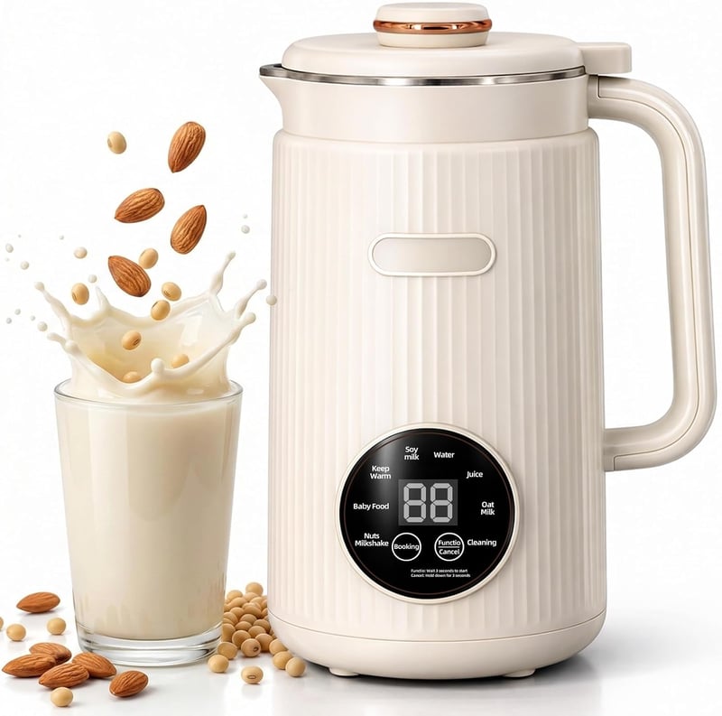 UtaUla automata növényi tejkészítő gép, 1200 ml, 8 órás melegen tartás