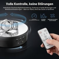 Elektrický otočný stojan UtaUla 25 cm, s diaľkovým ovládaním, 6 pozadiami, 3 rýchlosťami, otáčaním o 90°/180°/360°, nosnosťou 8 kg, na produktovú fotografiu a živé videá 2
