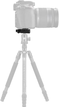 UTEBIT 323 Gyorskioldó Lemez Kameraállványhoz - Manfrotto 200PL Kompatibilis, 1/4"-3/8" Csavarral, 3 Szintezővel, 3kg Teherbírás, Alumínium, 4