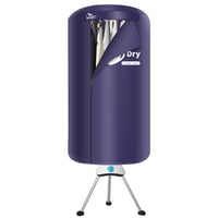 Uten električna sušilica rublja s toplinskom pumpom od 1000 W, 2 razine, 170 cm - tamnoplava 1