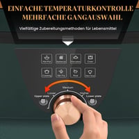Elektrický bezdymový gril a hot pot Uten 2 v 1, dvojitá panvica s nepriľnavým povrchom, nastaviteľnou teplotou a jednoduchým čistením 4