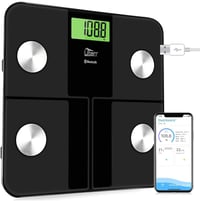 Uten Bluetooth Személyi Mérleg Testösszetétel Elemzéssel 180 kg 1