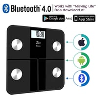 Uten Bluetooth Személyi Mérleg Testösszetétel Elemzéssel 180 kg 7