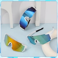 Utensilsto Schnelle Brille UV400 kerékpáros napszemüveg - zöld, kék, lila - 3 db 6